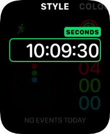 Press the Digital Crown twice to return to the home screen.
