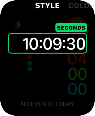 Press the Digital Crown twice to return to the home screen.
