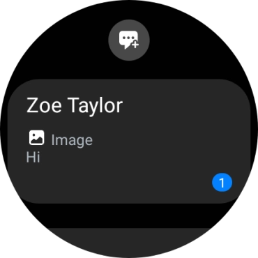 Press the required picture message.