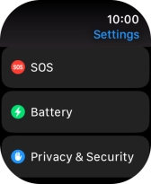 Press SOS. Press SOS.