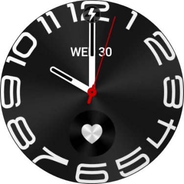 When the battery charging icon is displayed, the battery is charging.