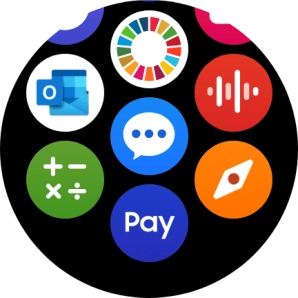 Press the message icon.