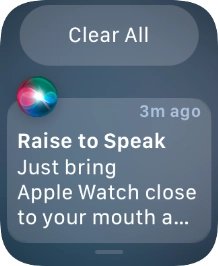 Press the required notification to open it.