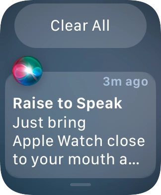 Press the required notification to open it.