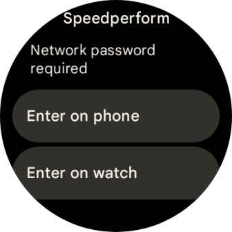Press Enter on watch.
