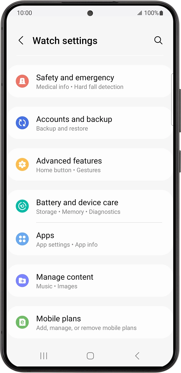 On your phone: Press Manage content.