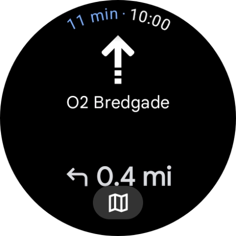 Follow the instructions on the screen to navigate to the selected destination.