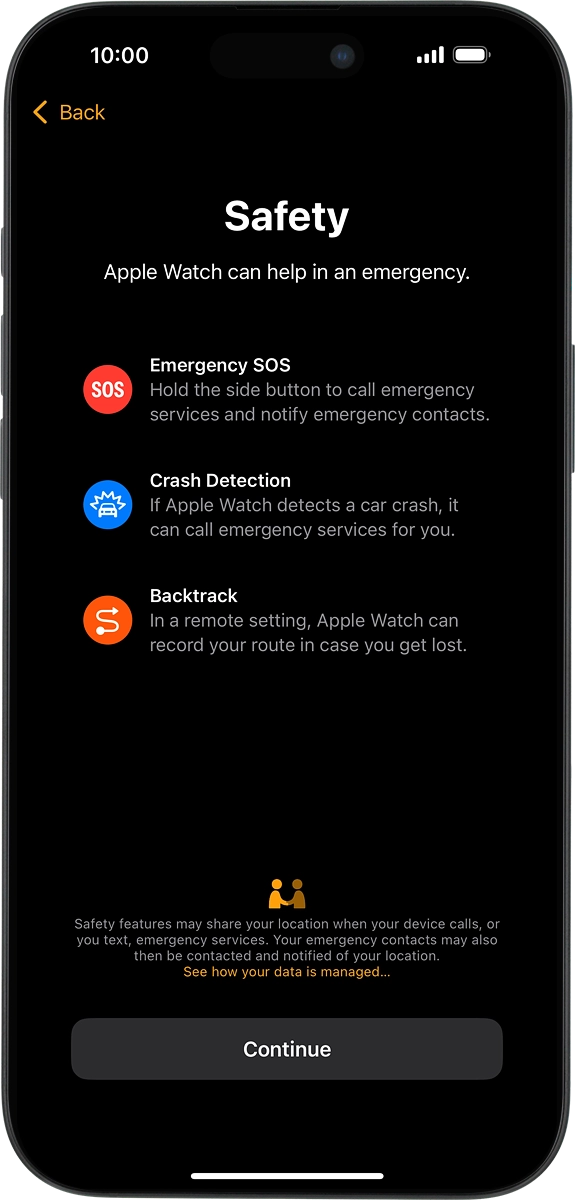 On your phone: Press Continue.