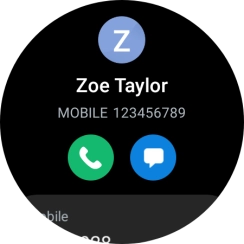 Press the call icon.