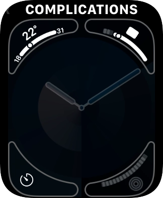 Press the Digital Crown twice to return to the home screen.
