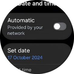 Press Set date.