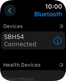 Press the Digital Crown twice to return to the home screen.