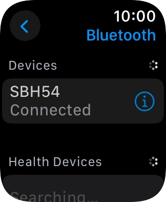 Press the Digital Crown twice to return to the home screen.