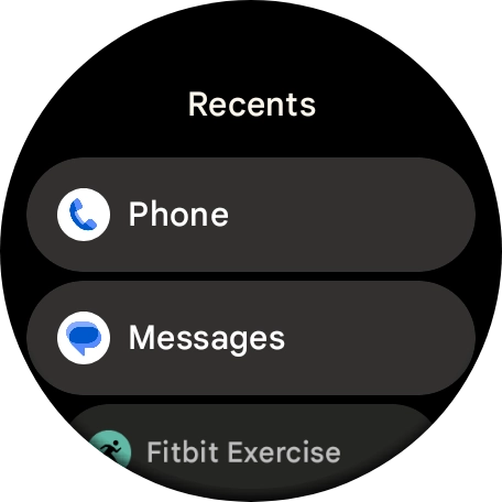 Press and hold the required app.