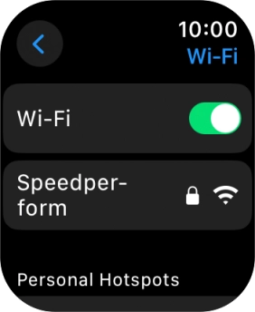 Press the Digital Crown to return to the home screen.