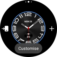Slide your finger left on the screen.