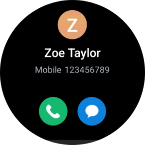 Press the call icon.