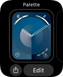 Slide your finger left on the screen.