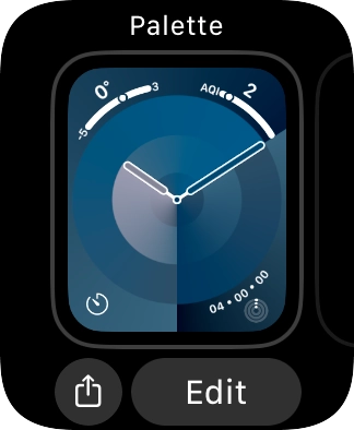 Slide your finger left on the screen.