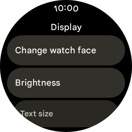 Press Brightness.