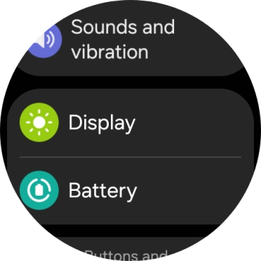 Press Display. Press Display.