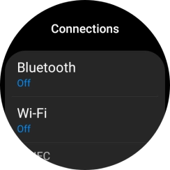Press Bluetooth. Press Bluetooth.