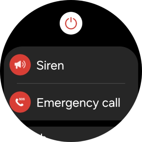Press the power off icon.