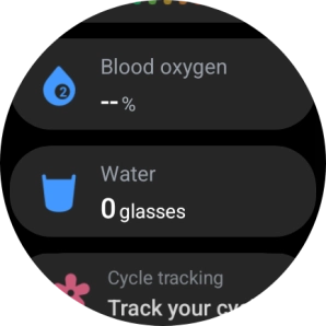 Press Blood oxygen.