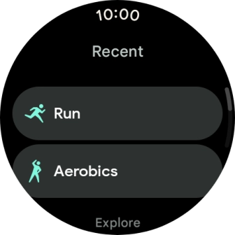 Press the crown to return to the home screen.