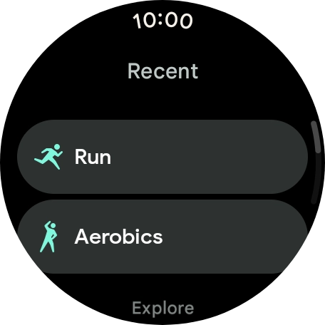 Press the crown to return to the home screen.