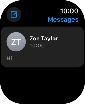 Press the required iMessage.