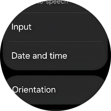 Press Date and time.