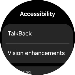 Press TalkBack and follow the instructions on the screen to turn the function on or off.