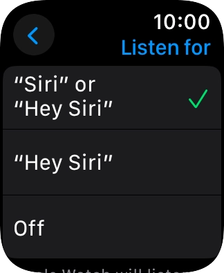 Press the required setting to turn the function on or off.