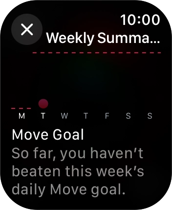 Press the Digital Crown several times to return to the main menu.