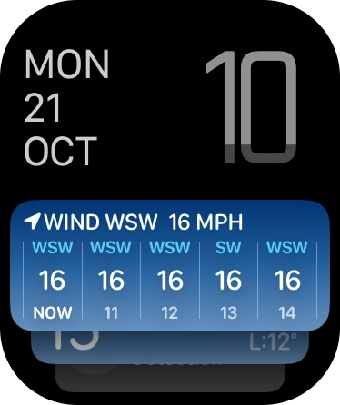 Press and hold anywhere on the screen.