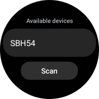 Press the required device.