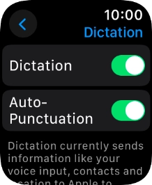 Press the Digital Crown twice to return to the home screen.