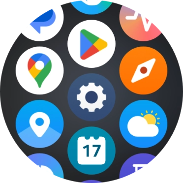 Press the settings icon.