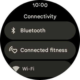 Press Bluetooth. Press Bluetooth.