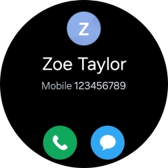 Press the call icon.