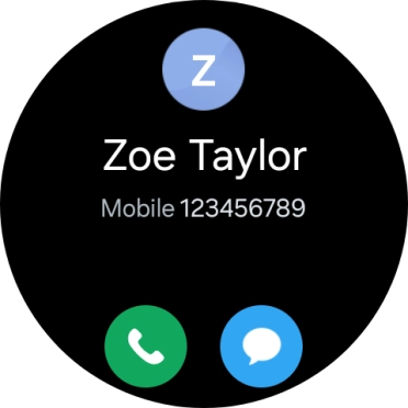 Press the call icon.