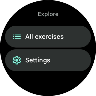 Press All exercises.