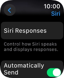 Press Siri Responses.