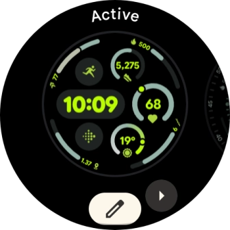 Slide your finger left on the screen.