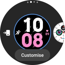 Slide your finger left on the screen.