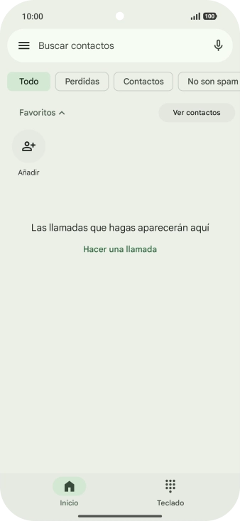 Pulsa el icono de menú. Pulsa el icono de menú.