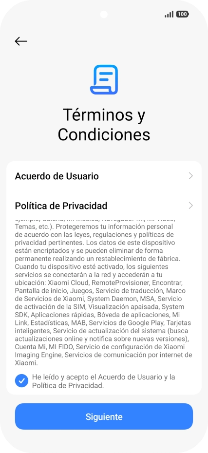 Pulsa Siguiente. Pulsa Siguiente.