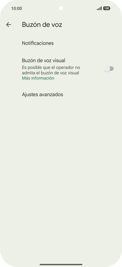 Pulsa Ajustes avanzados. Pulsa Ajustes avanzados.