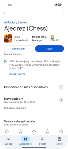Pulsa Desinstalar.